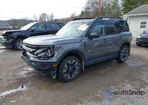 2023 Ford Bronco Sport Outer Banks z USA, uszkodzony, nr VIN 3FMCR9C69PRD69680